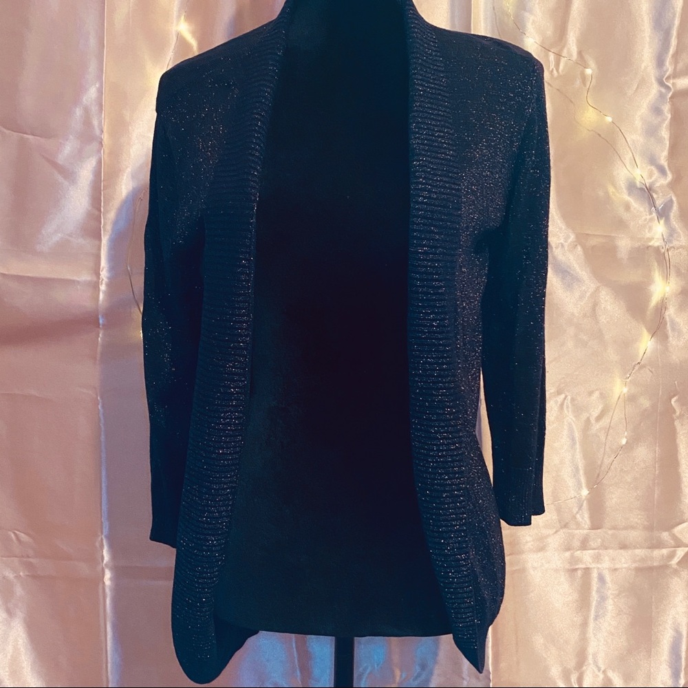 Blue cardigan